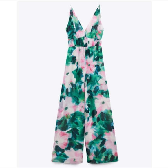 Zara floral jumpsuit - Picture 4 of 7
